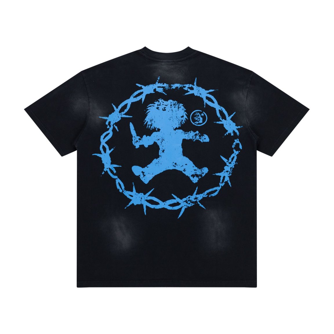 Hellstar Blue Skull Graphic T-Shirt