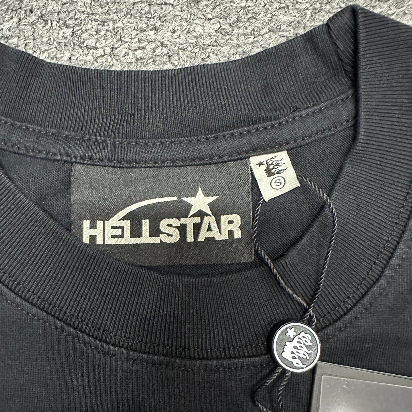 Hellstar Blue Flame Circle T-Shirt