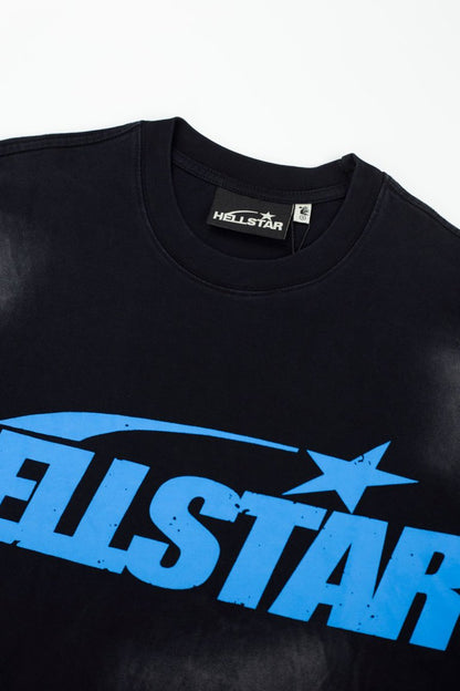 Hellstar Blue Flame Circle T-Shirt