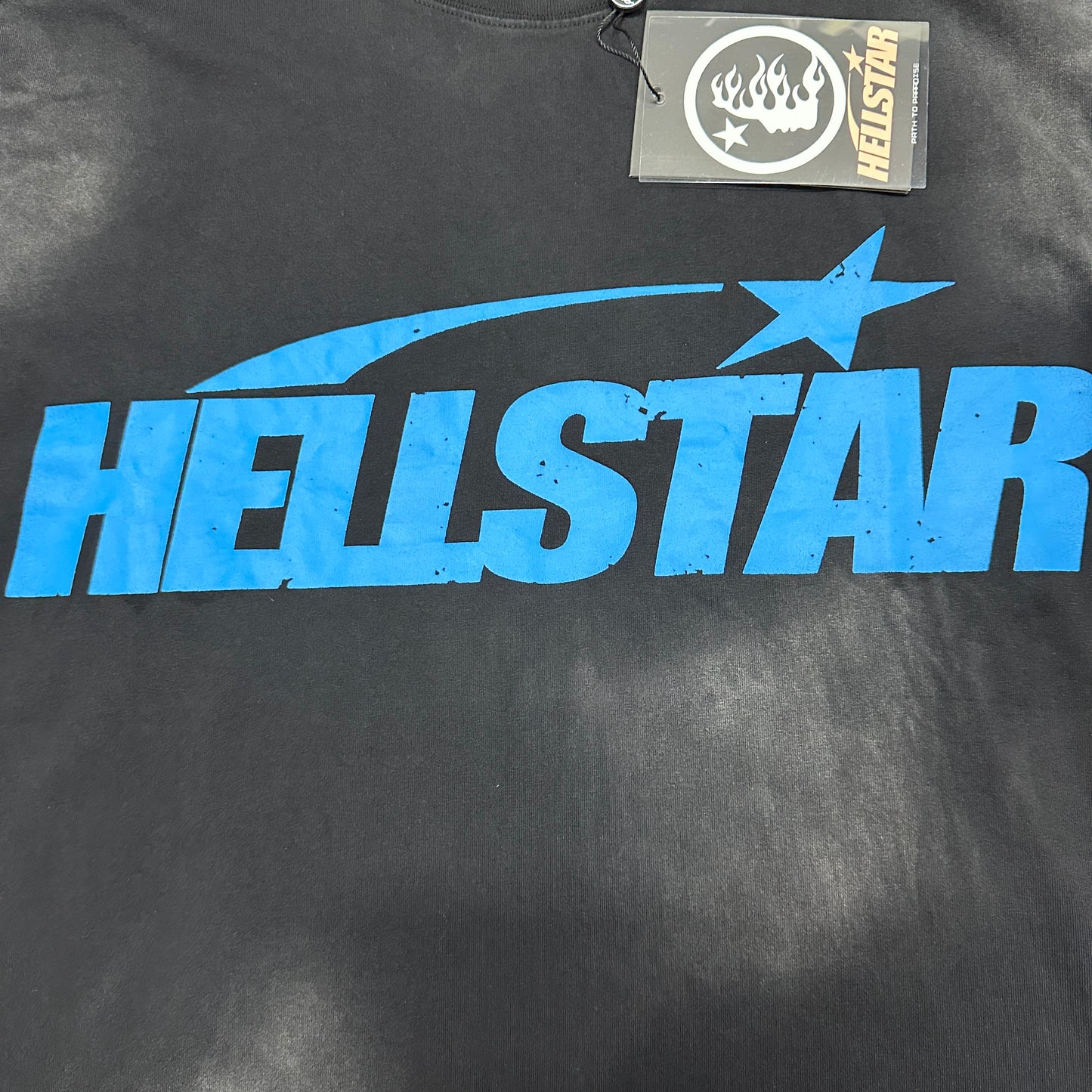 Hellstar Blue Flame Circle T-Shirt