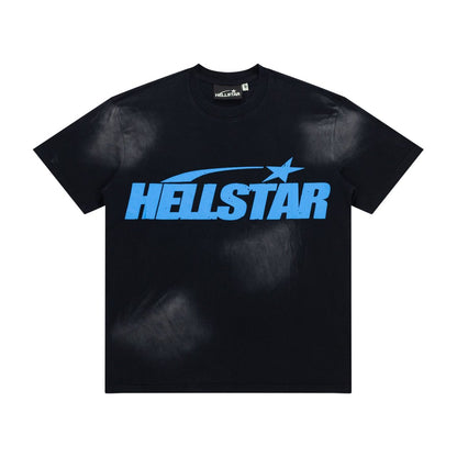 Hellstar Blue Flame Circle T-Shirt