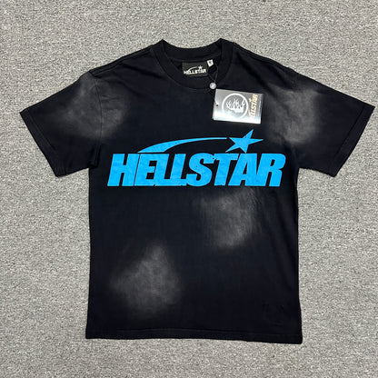 Hellstar Blue Flame Circle T-Shirt