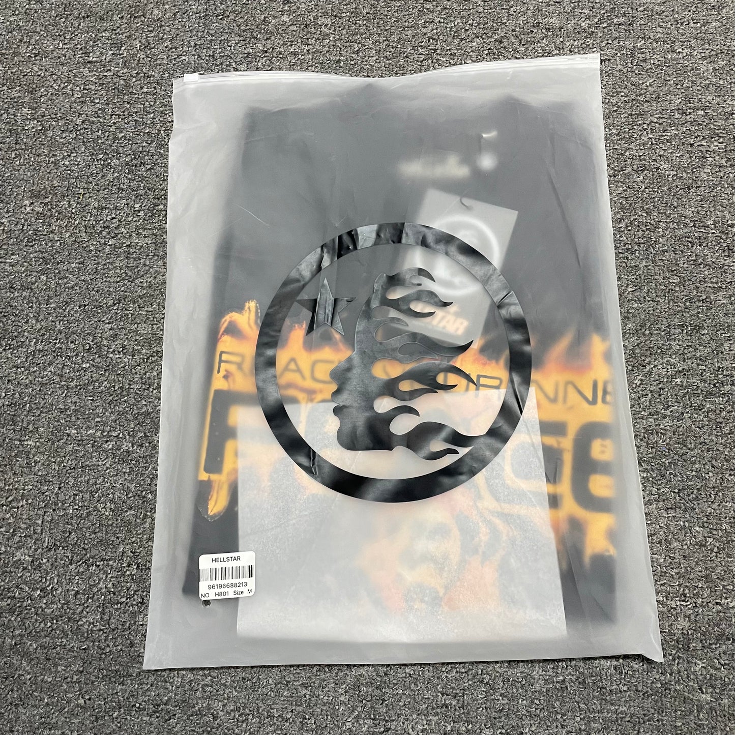 Hellstar Inner Peace Skeleton sleeveless T-shirt inside branded zip packaging
Hellstar Inner Peace Skeleton sleeveless black T-shirt product video preview