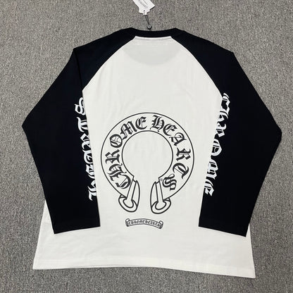Chrome Hearts Horseshoe Neck Logo 3/4 Shirt