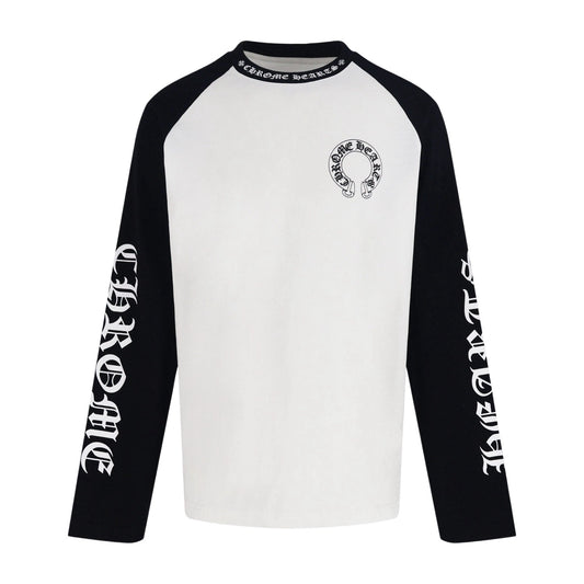 Chrome Hearts Horseshoe Neck Logo 3/4 Shirt