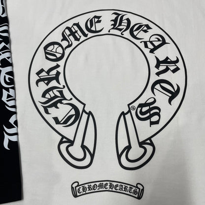 Chrome Hearts Horseshoe Neck Logo 3/4 Shirt