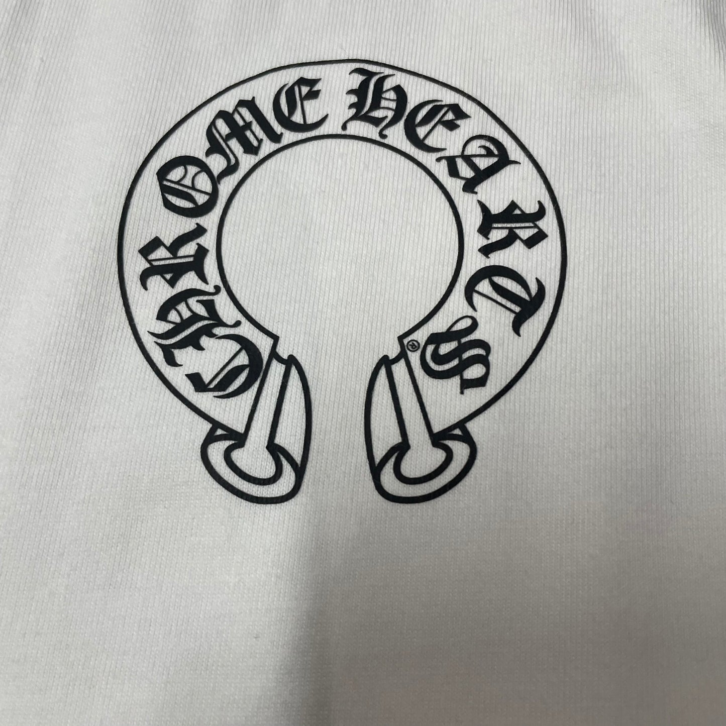 Chrome Hearts Horseshoe Neck Logo 3/4 Shirt