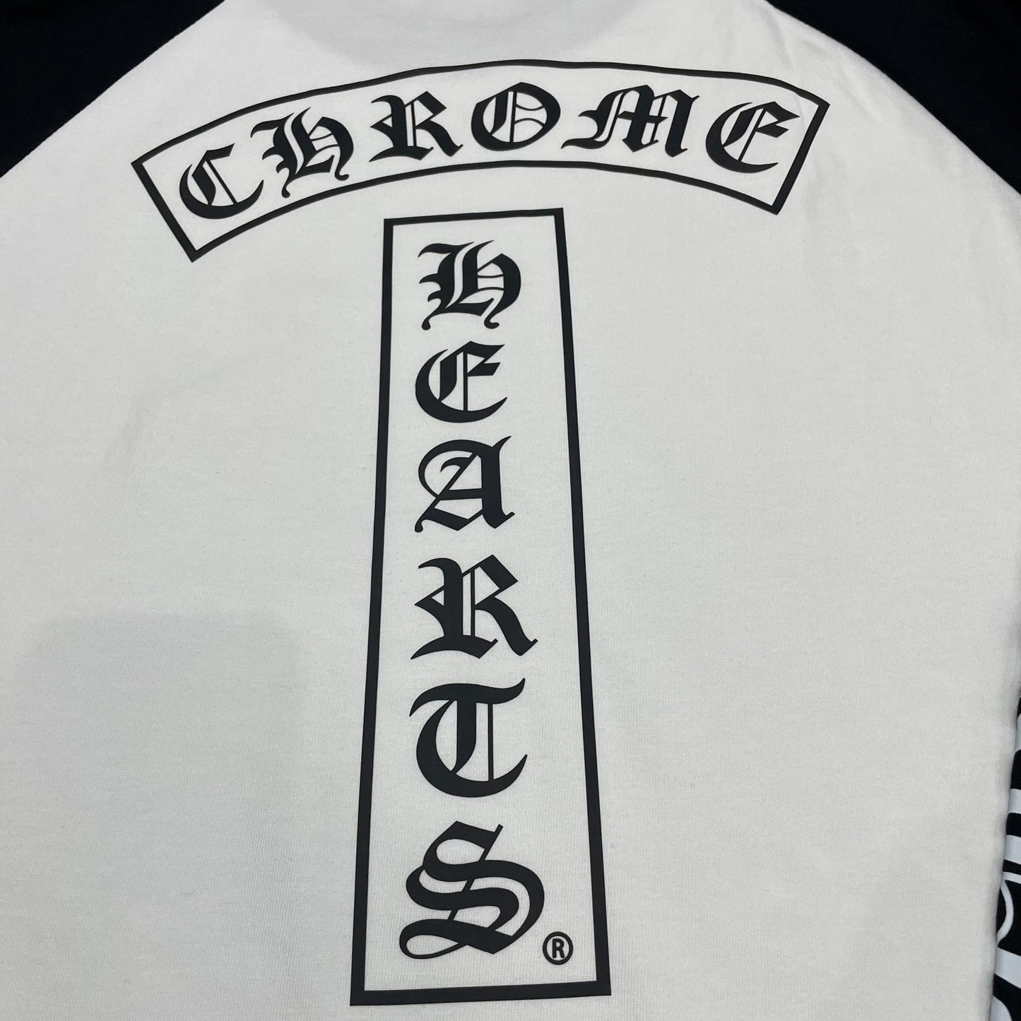 Chrome Hearts Horseshoe Neck Logo 3/4 Shirt 'Black