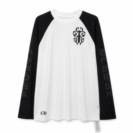 Chrome Hearts Horseshoe Neck Logo 3/4 Shirt