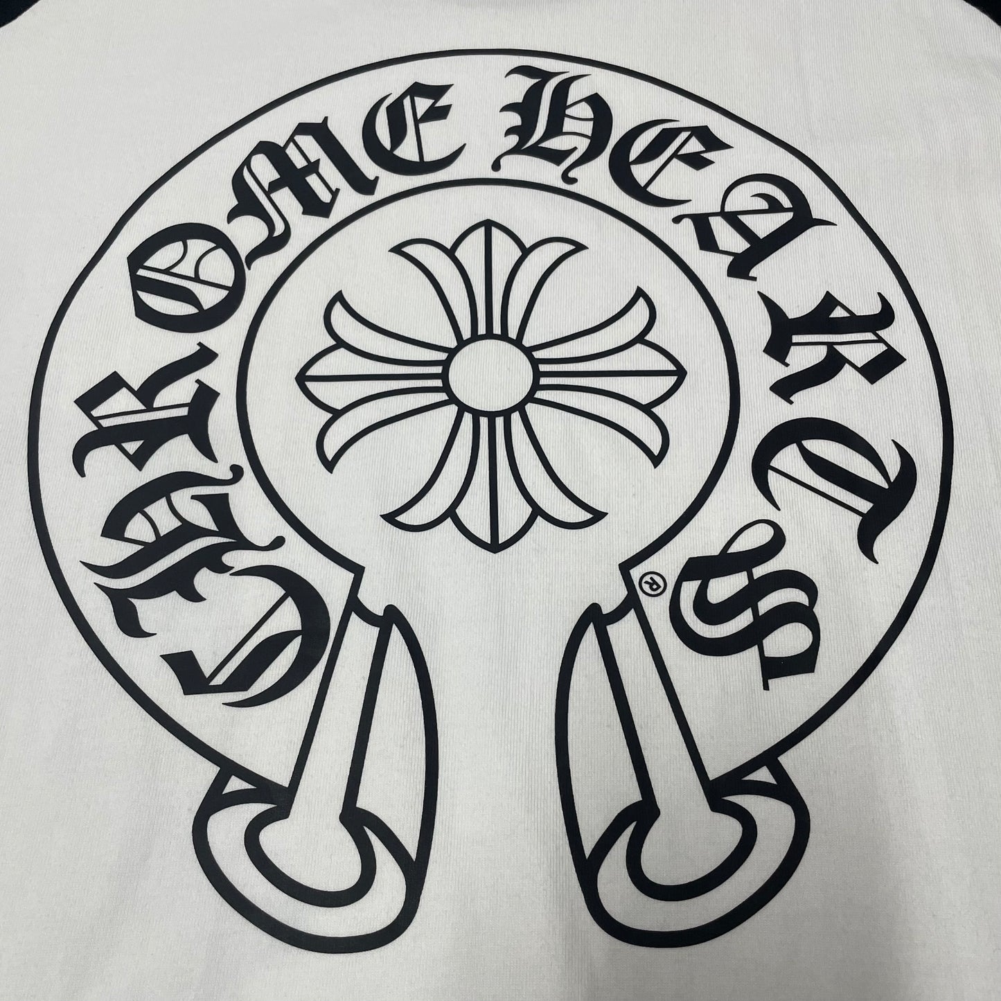 Chrome Hearts Dagger Long-Sleeve Baseball 3/4 Shirt