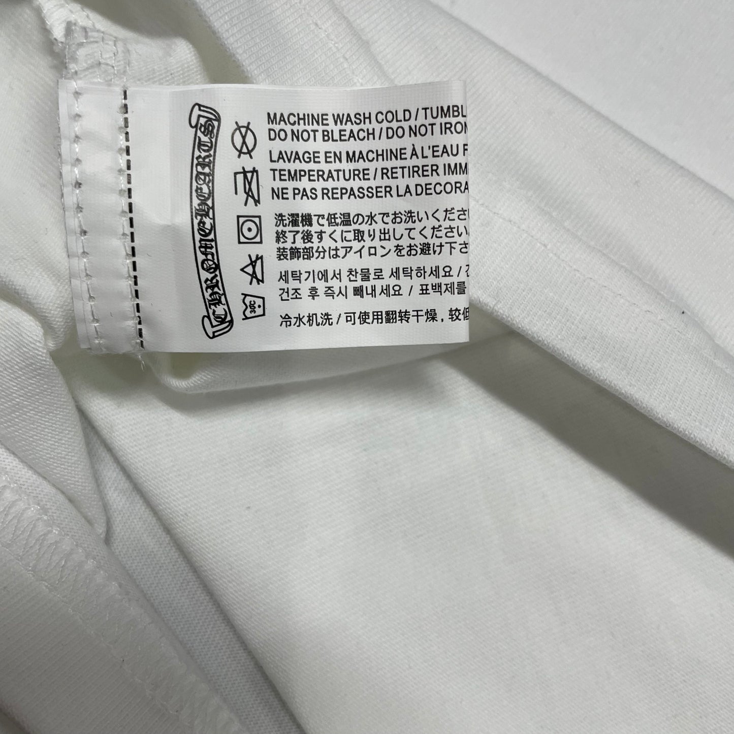 Chrome Hearts Black White Dagger Baseball Long Sleeve