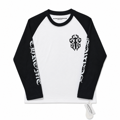 Chrome Hearts Dagger Long-Sleeve Baseball 3/4 Shirt