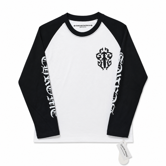 Chrome Hearts Dagger Long-Sleeve Baseball 3/4 Shirt