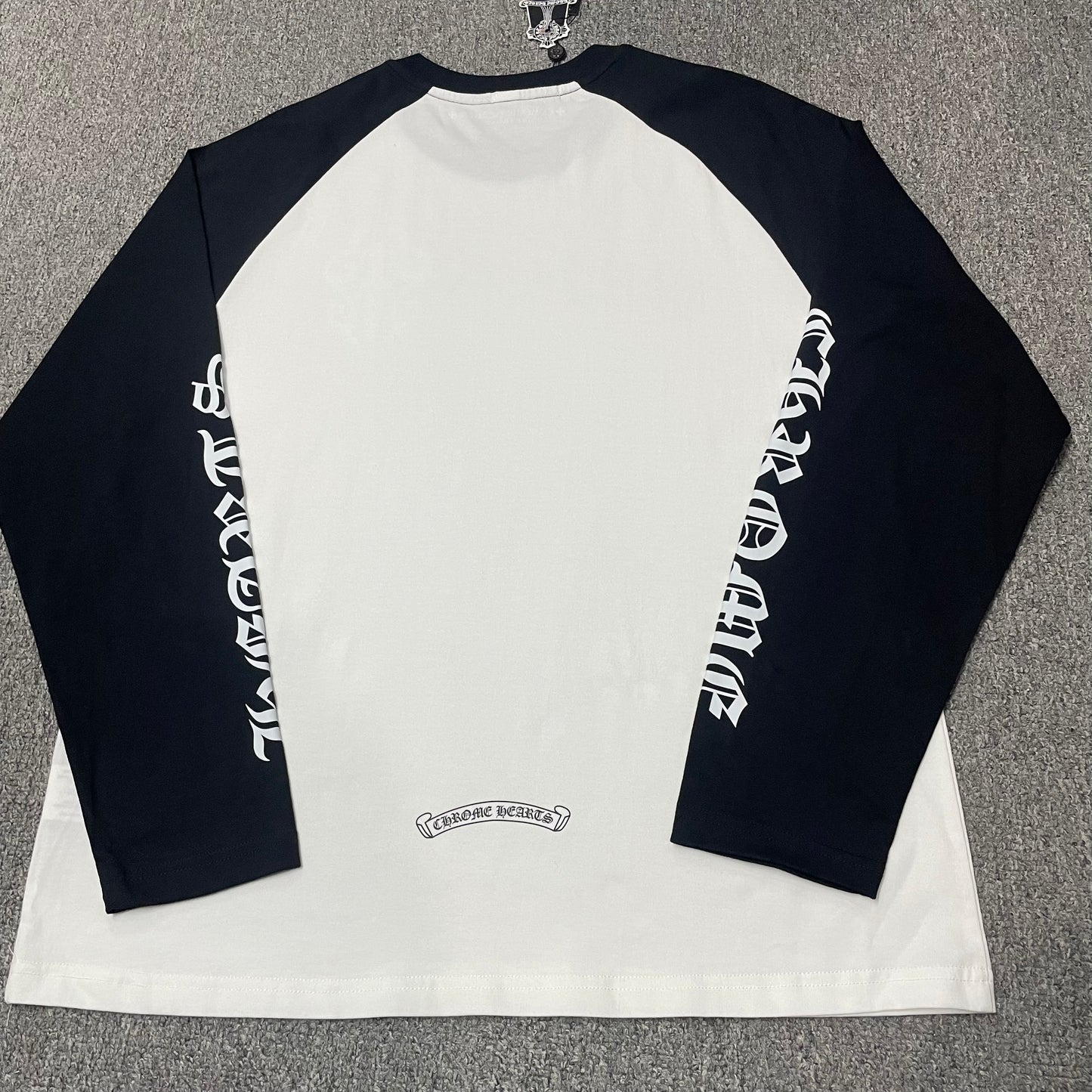 Chrome Hearts Dagger Long-Sleeve Baseball 3/4 Shirt