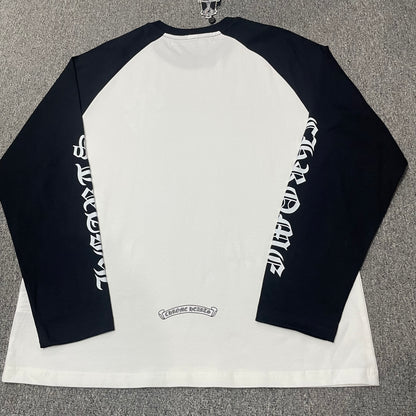 Chrome Hearts Dagger Long-Sleeve Baseball 3/4 Shirt