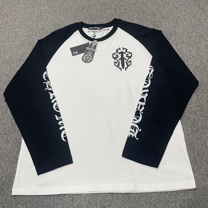 Chrome Hearts Dagger Long-Sleeve Baseball 3/4 Shirt