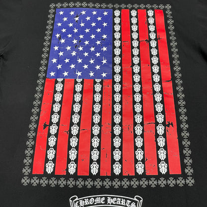 Chrome Hearts American Flag Dagger T-Shirt