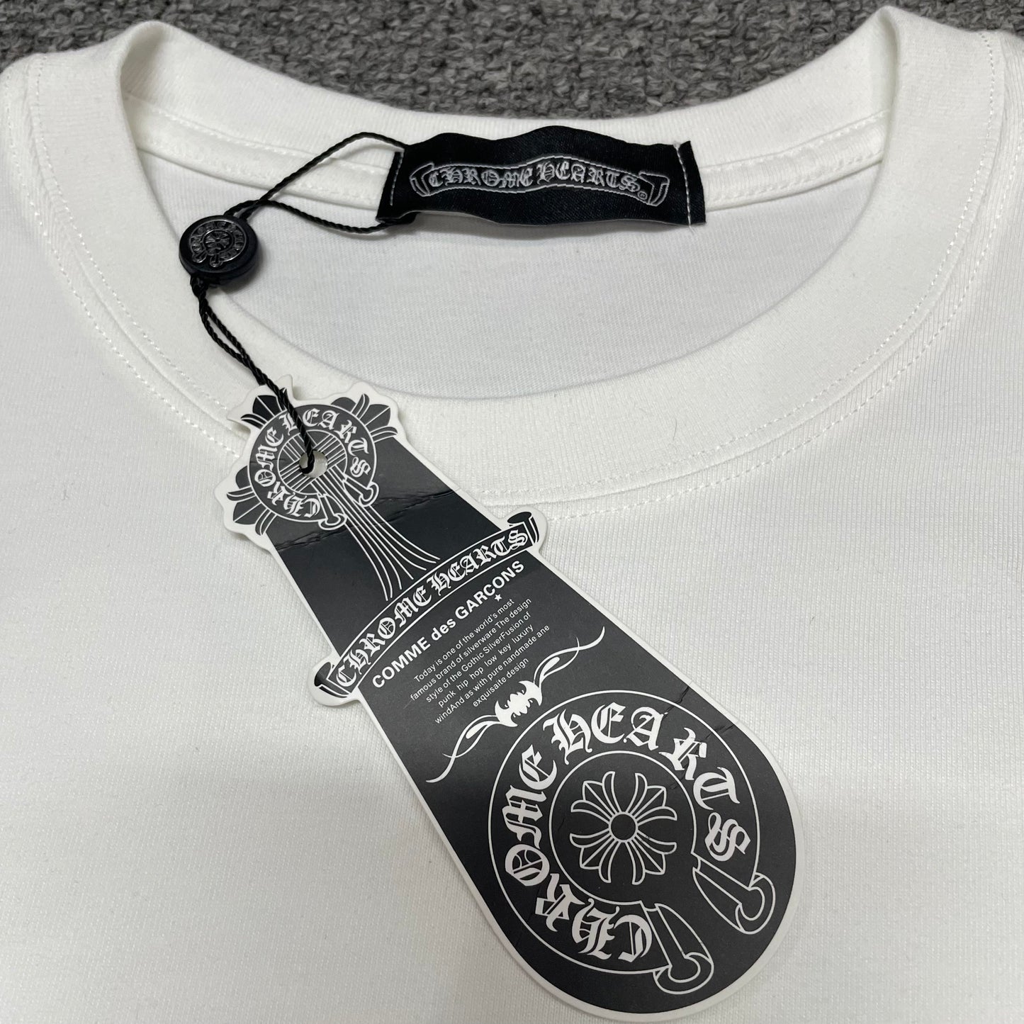 Chrome Hearts Graffiti Heart Cross T-Shirt