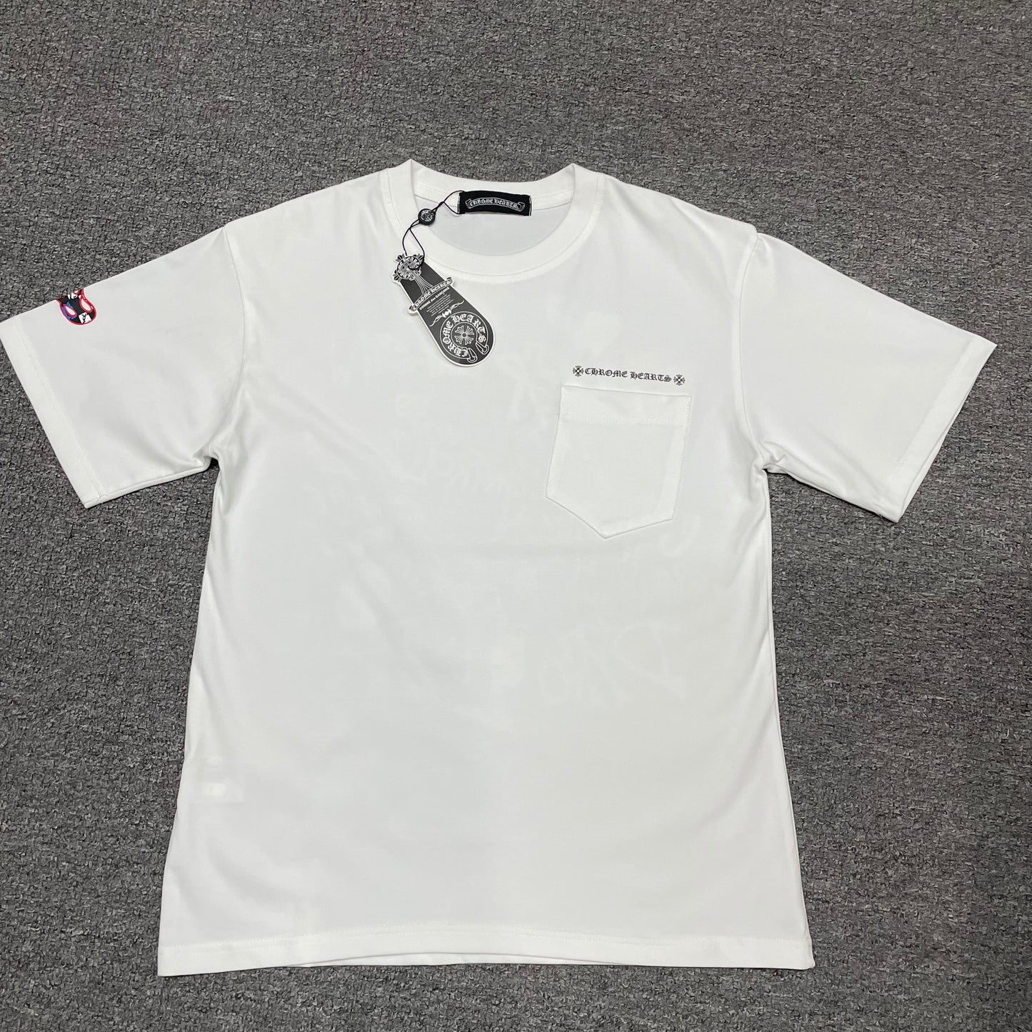 Chrome Hearts Matty Boy Graffiti Pocket T-Shirt | Multi Color Graphic Tee