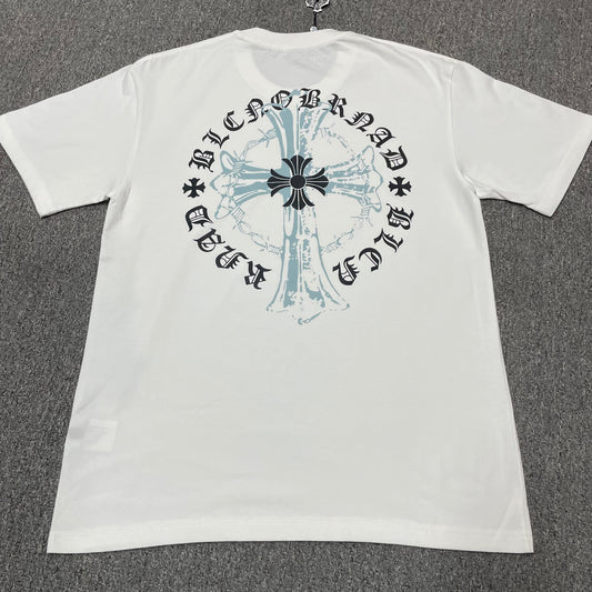 Chrome Hearts Cemetery Cross Logo T-Shirt | Gothic Graphic Streetwear Tee Wholesale