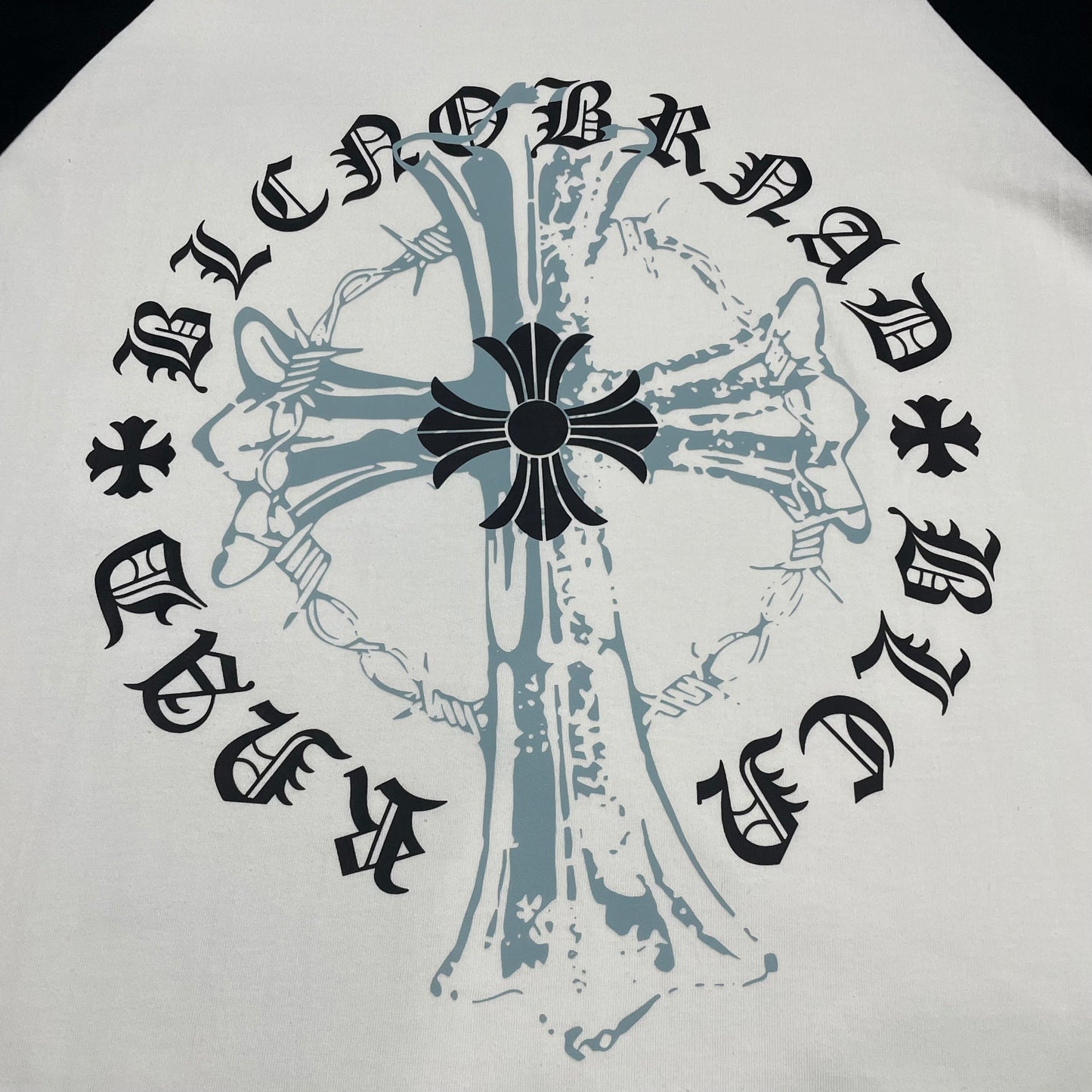 Chrome Hearts Cemetery Cross Logo T-Shirt | Gothic Graphic Streetwear Tee Wholesale