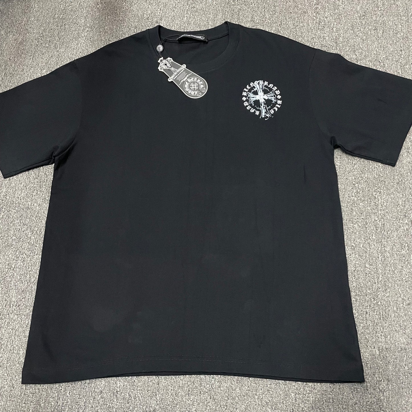 Chrome Hearts Cemetery Cross Logo T-Shirt | Gothic Graphic Streetwear Tee Wholesale