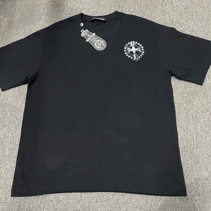 Chrome Hearts Cemetery Cross Logo T-Shirt | Gothic Graphic Streetwear Tee Wholesale