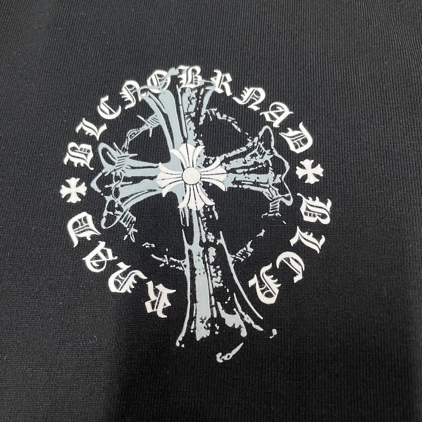 Chrome Hearts Cemetery Cross Logo T-Shirt | Gothic Graphic Streetwear Tee Wholesale