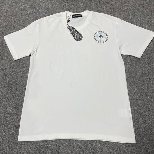 Chrome Hearts Cemetery Cross Logo T-Shirt | Gothic Graphic Streetwear Tee Wholesale