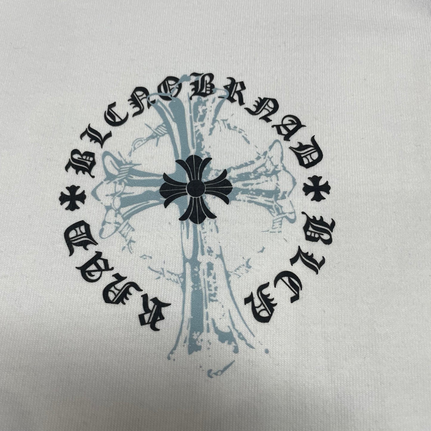 Chrome Hearts Cemetery Cross Logo T-Shirt | Gothic Graphic Streetwear Tee Wholesale
