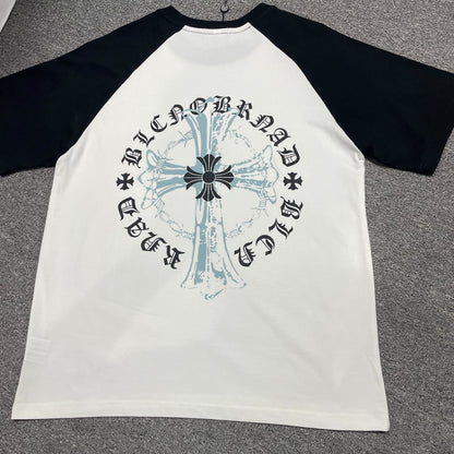 Chrome Hearts Cemetery Cross Logo T-Shirt | Gothic Graphic Streetwear Tee Wholesale
