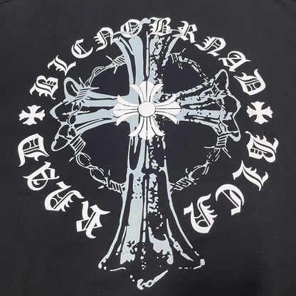 Chrome Hearts Cemetery Cross Logo T-Shirt | Gothic Graphic Streetwear Tee Wholesale