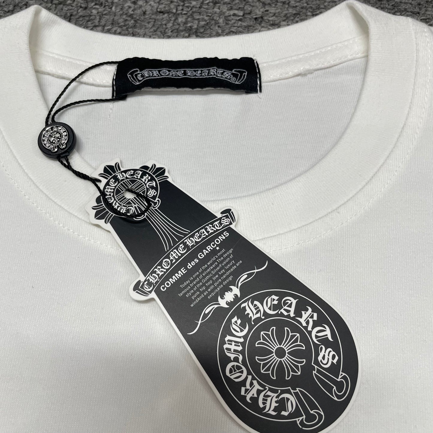 Chrome Hearts Cemetery Cross Pocket T-Shirt | Pink Graphic Streetwear Tee Wholesale