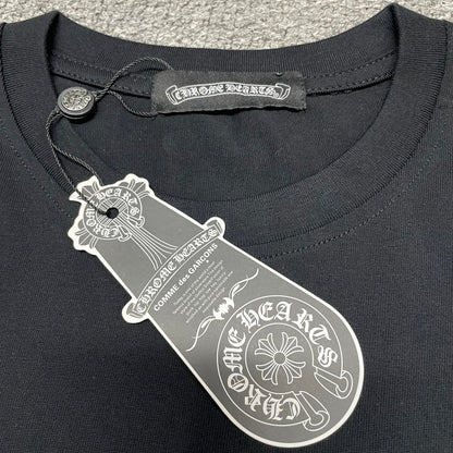 Chrome Hearts Cemetery Cross Pocket T-Shirt | Pink Graphic Streetwear Tee Wholesale