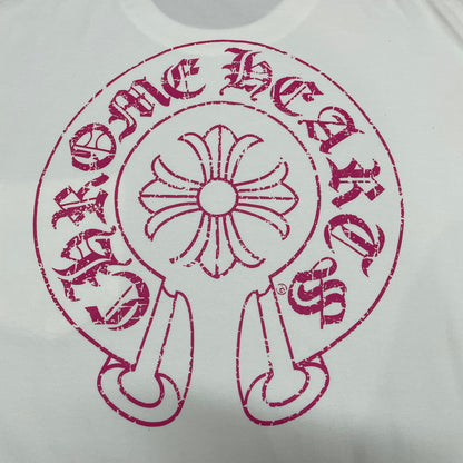 Chrome Hearts Cemetery Cross Pocket T-Shirt | Pink Graphic Streetwear Tee Wholesale