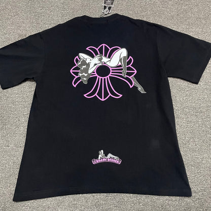 Chrome Hearts Floral Cross Pocket T-Shirt | Gothic Graphic Streetwear Tee Wholesale