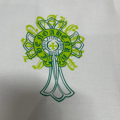 Chrome Hearts Cemetery Cross Graphic T-Shirt | Green Cross Streetwear Tee Wholesale