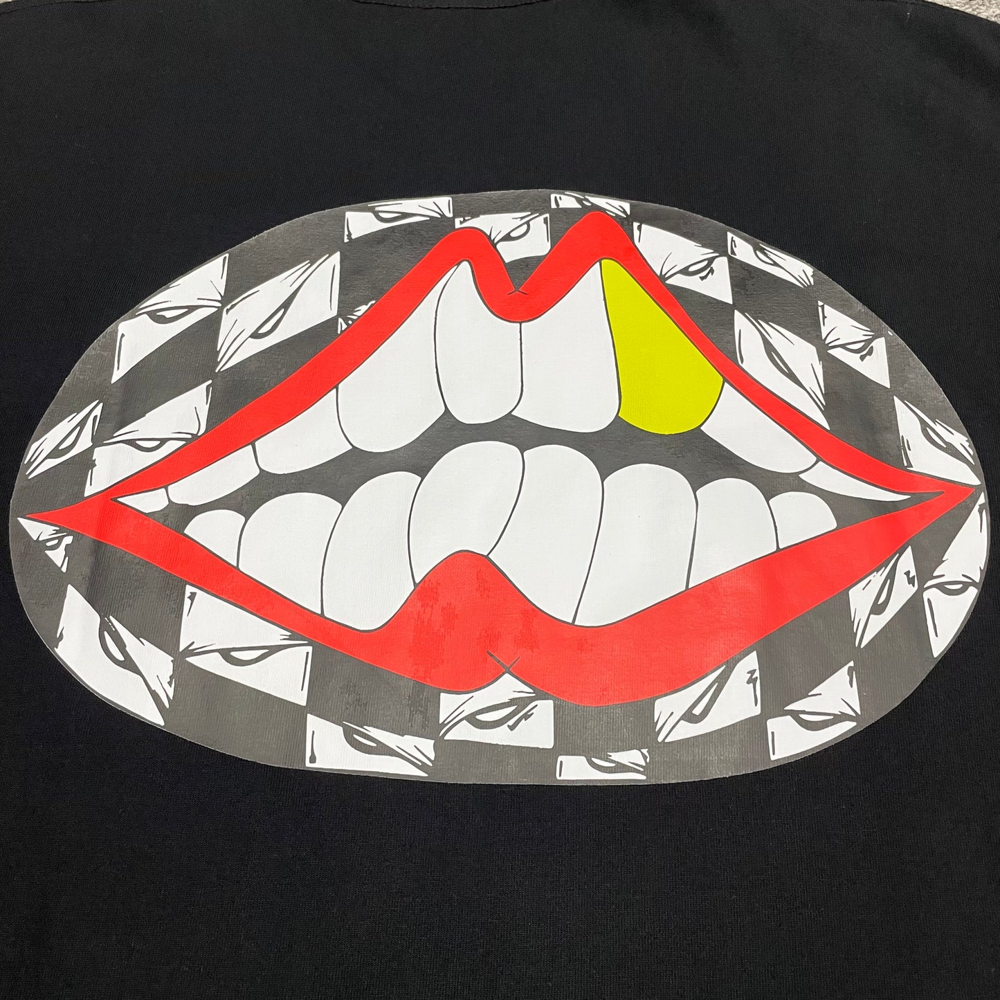 Chrome Hearts Red Lip Graphic T-Shirt | Black Streetwear Tee Wholesale