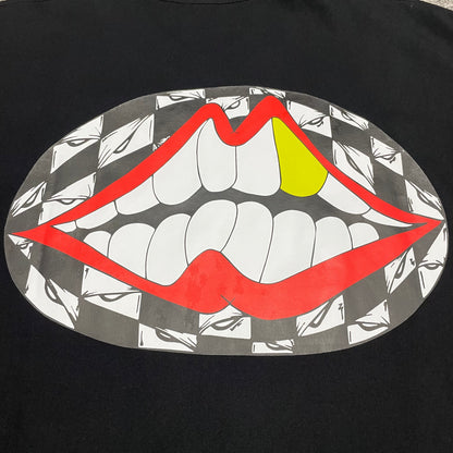Chrome Hearts Red Lip Graphic T-Shirt | Black Streetwear Tee Wholesale