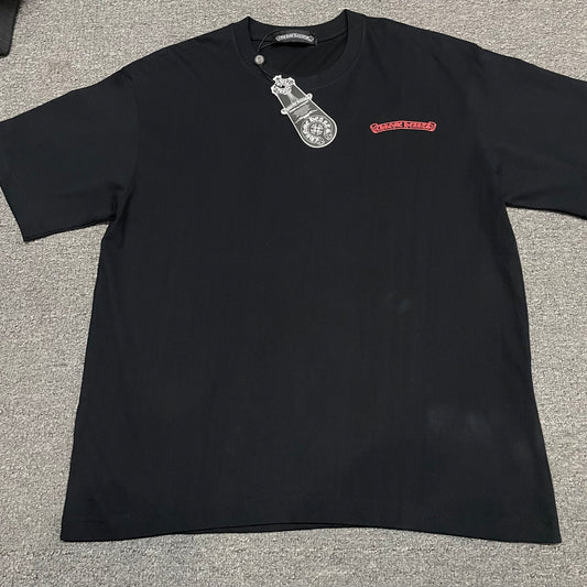 Chrome Hearts Red Lip Graphic T-Shirt | Black Streetwear Tee Wholesale