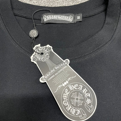 Chrome Hearts Malibu Hearts Graphic T-Shirt | Gothic Cross Streetwear Tee Wholesale