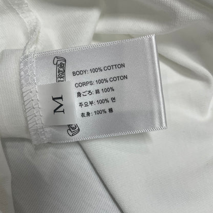 Chrome Hearts Distressed Horseshoe Cross T-Shirt | White Gothic Graphic Tee Wholesale