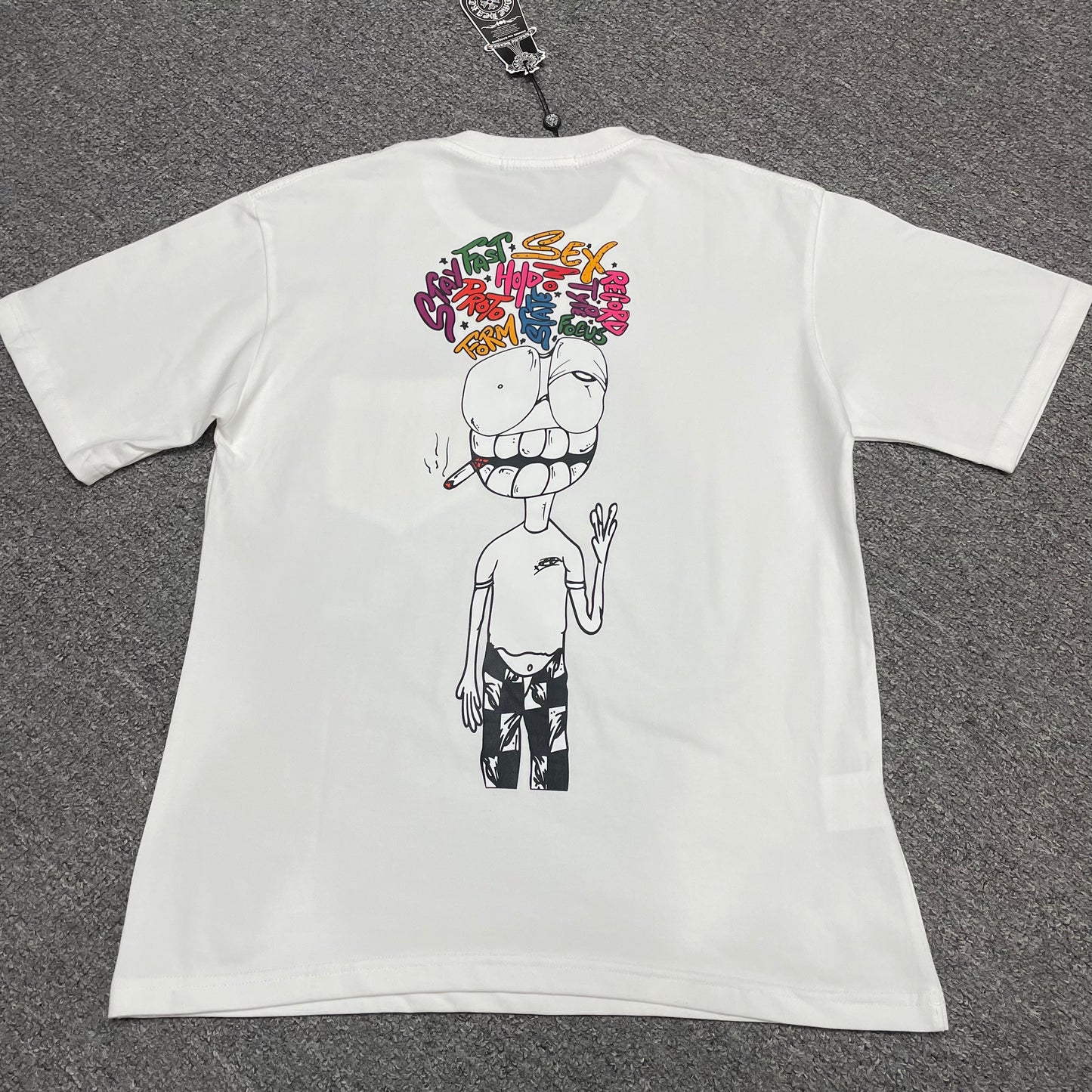 Chrome Hearts Matty Boy Cartoon Graphic Pocket T-Shirt | Streetwear Tee Wholesale