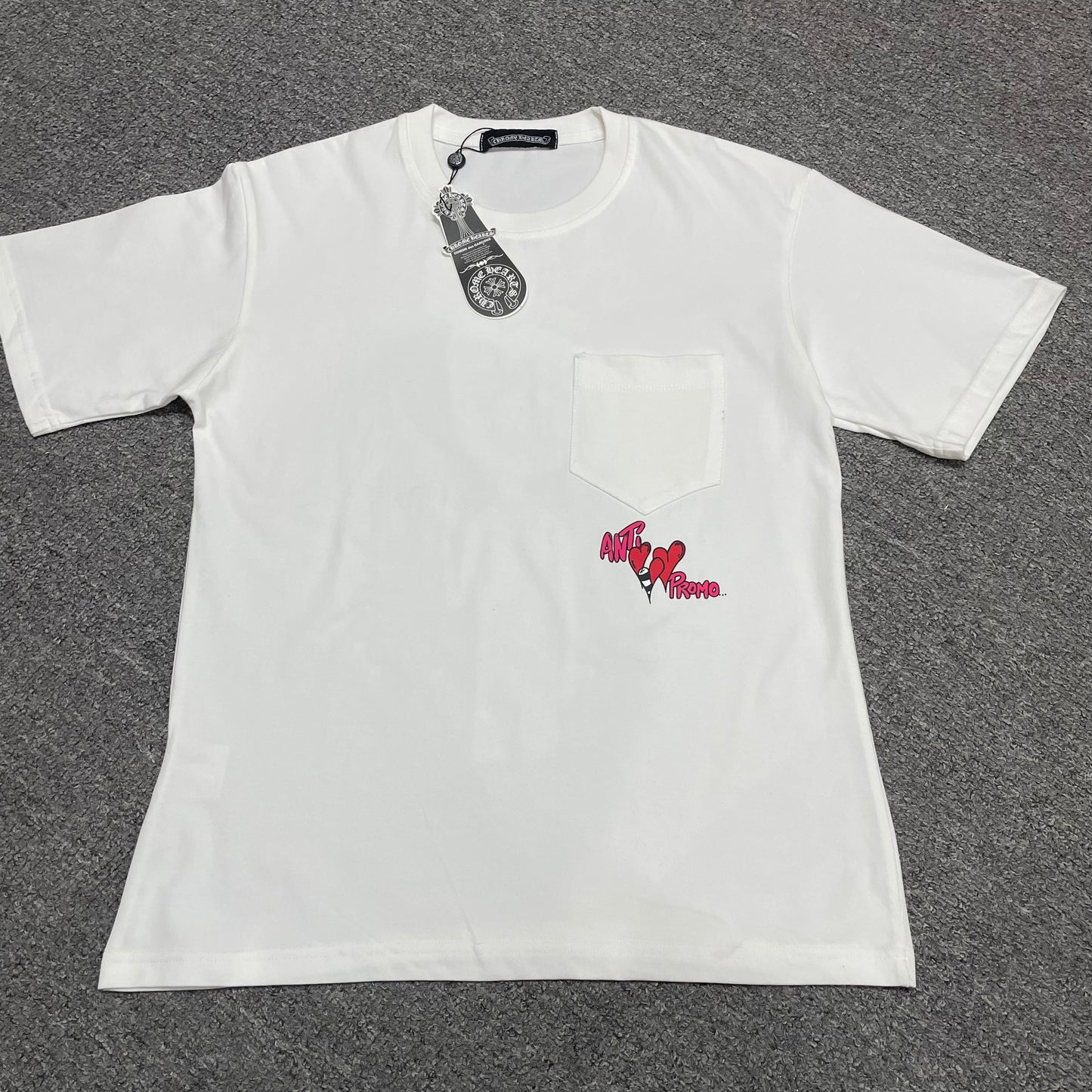 Chrome Hearts Matty Boy Cartoon Graphic Pocket T-Shirt | Streetwear Tee Wholesale