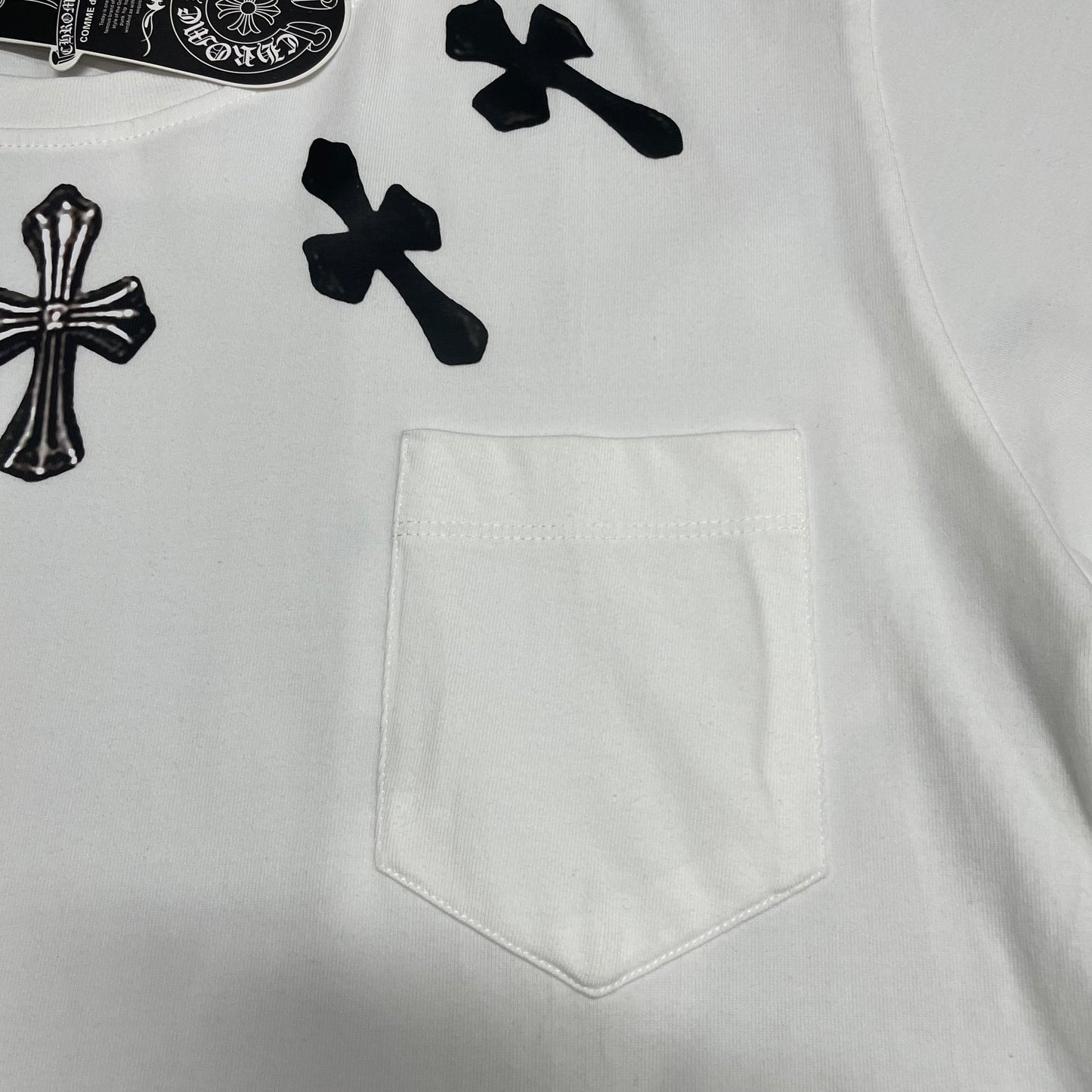 Chrome Hearts Multi Color Cross Pocket T-Shirt | Graphic Streetwear Tee Wholesale