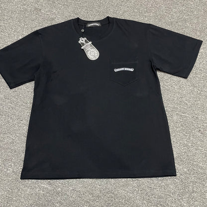 Chrome Hearts Multi Color Scroll Logo Pocket T-Shirt | Graphic Streetwear Tee Wholesale