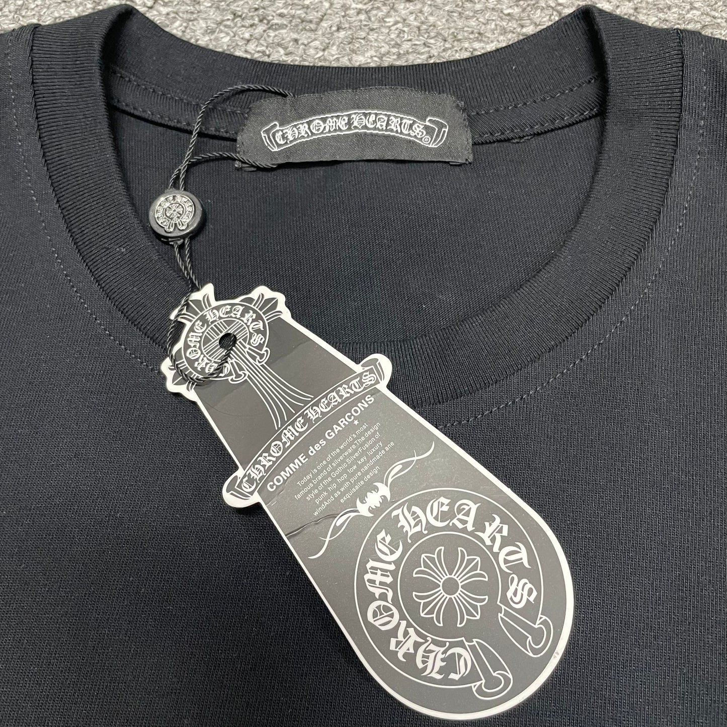 Chrome Hearts Multi Color Scroll Logo Pocket T-Shirt | Graphic Streetwear Tee Wholesale