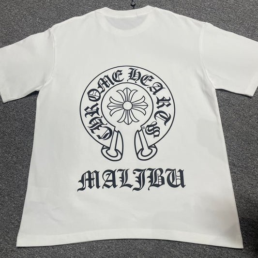 Chrome Hearts Malibu Cemetery Cross T-Shirt | Gothic Graphic Streetwear Tee Wholesale