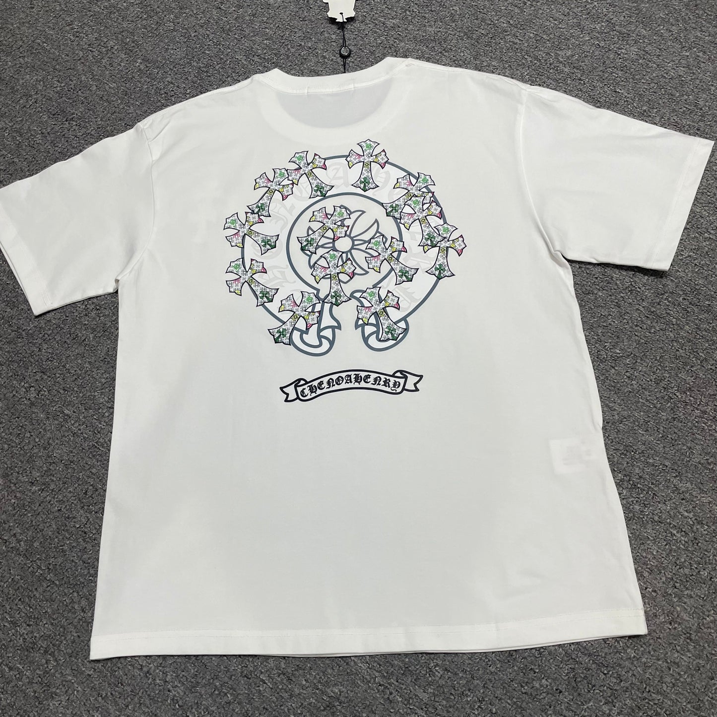 Chrome Hearts Multi Cross Floral Graphic T-Shirt | Gothic Streetwear Tee Wholesale