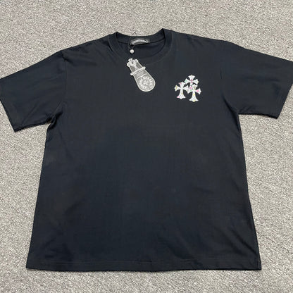 Chrome Hearts Multi Cross Floral Graphic T-Shirt | Gothic Streetwear Tee Wholesale